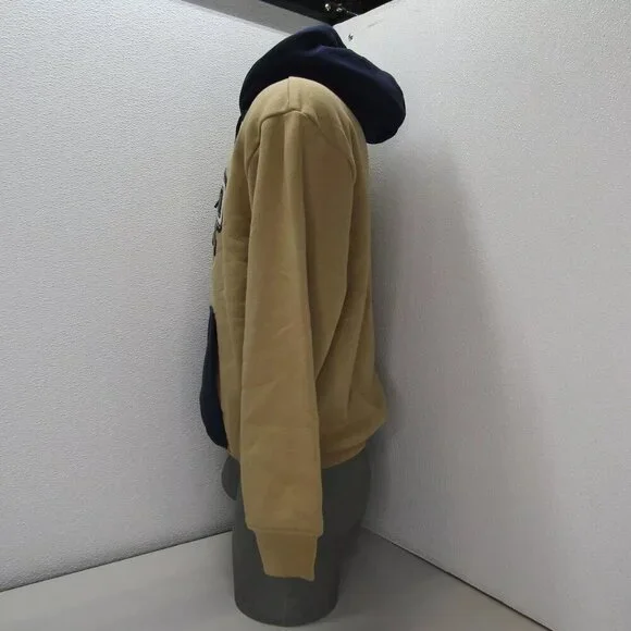NEW GAP X DAP Mens Hoodie Perfect Khaki Beige/Navy Size M Logo Harlem Pullover